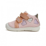 Nahast saapad t&uuml;drukutele DDSTEP.S082-51834A, roosa