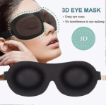 Sleepmask 3 pakk, D 3D CONT 100% OUT Silmamask - must sinine lilla tootekood 3_Black Purple Red