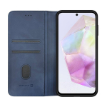 Evelatus Samsung Galaxy A35 telefoni raamat&uuml;mbris Tumesinine