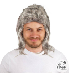 Hallide juustega parukas isane