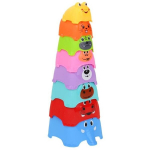 Tower Pyramid Cups Baby Puzzle Animal 8 tassi