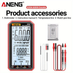 ANENG 620A 6000 Loendust Digitaalne Multimeeter, True RMS AC/DC., 620A raudona