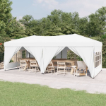 Telk,kokkupandav peotelk k&uuml;lgseintega, valge, 3 x 6 m CFE574038
