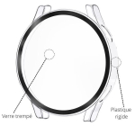 Samsung Galaxy Watch 6 44mm &uuml;hilduv kupli&uuml;mbris - k&otilde;va kaitse, l&auml;bipaistev kaitsekott, karastatud klaas Phonillico&reg;