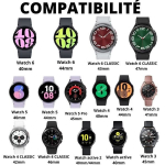 USB-C laadija kaabel [2 tk] &uuml;hilduv Samsung Galaxy Watch 6 - Watch 5 - Watch 4 - classic - Watch 3 - active 2 Phonillico&reg;