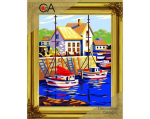 Kanvaa pildiga - tikkimiskomplekt, 22cm x 30cm, Collection D'Art, 6293K