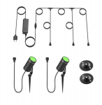 Aiavalgusti Deltaco Smart Home 2 pirni, 8W, RGB + 2700K / SH-GLK01