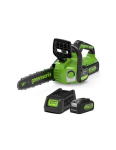Mootorsaag Greenworks, 24V GD24CS30K4, laadija + 4Ah akukomplekt - 2007007UB