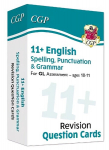 11plus GL Revision Question Cards: English Spelling, Punctuation & Grammar - Ages 10-11