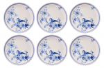 Hermia magustoidutaldrikute komplekt Blue Bird, 6 tk.