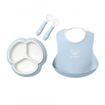 Beebide n&otilde;udekomplekt BabyBj&ouml;rn, helesinine (powder blue), 4-osaline, ergonoomiline, BPA-vaba
