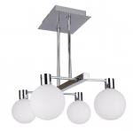 Candellux rippvalgusti Maldus 34-01467, kroom/valge