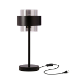 Laualamp Candellux Spiega must suitsuklaasist vari E27 1x60W