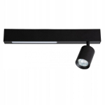 Milagro Magnet laevalgusti 5W+GU10 3000/4000K must