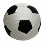 Laste kott-tool XXL-pall (40 cm), valge/must
