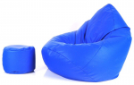 Tumba Mega Comfort XXL, kunstnahast, sinine