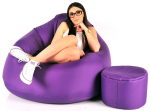 Tumba Mega Comfort XXL, kodura, lilla