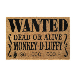 Uksematt Monkey D. Luffy, 40x60 cm, pruun/must