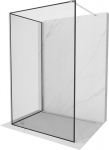 Mexen Kioto du&scaron;isein Walk-in 130 x 120 cm, must raam, kroom - 800-130-212-01-70-120