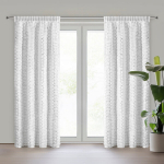 Eurofirany kardin Roses, 140x270 cm, valge
