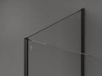 Mexen Kioto du&scaron;isein Walk-in 140 x 70 x 40 cm, must raam, must - 800-140-070-221-70-70-040