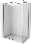 Mexen Kioto-F du&scaron;ipaneel Walk-in raamiga 115 x 80 cm, l&auml;bipaistev 8 mm, p&uuml;stlihvimisega Gun Gray - 800-115-202-04-66-080