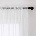 L&auml;bipaistvad Voile-kardinad Valged Komplekt 2 tk 260x140 cm &mdash; elutoa kardinad, tunnelkardinad, magamistoa kardinad, kerged valged kardinad, valmiskardinad 260, moodsad voile kardinad, kodutekstiil