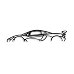 Riputatav kaunistus Mclaren P1 Silhouette 14 cm