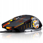 T-WOLF V6 RGB 3200 DPI USB juhtmega m&auml;nguhiir