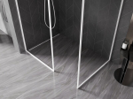 Mexen Kioto-F du&scaron;isein Walk-in raamiga 120 x 70 cm, l&auml;bipaistev 8 mm, valge - 800-120-202-04-20-070