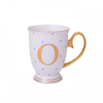 Kruus, Alphabet dots - O, 300 ml, Bombay Duck, lillad t&auml;pid