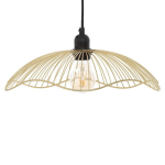 Atmosf&auml;&auml;ri ripplamp Galt, must/kuldne