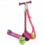 Trunki laste t&otilde;ukeratas, roosa, kokkupandav, kanderihmaga