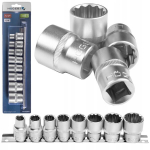 Hogert Ht4r084 12-punktiline mutriv&otilde;tme komplekt, 1/2", 8 tk.