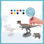 Loominguline dinosauruste joonistuskomplekt lastele vanuses 3-7 aastat.