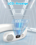 Veladranth laetav kaasaskantav ventilaator DQ-3928, 1 tk., valge
