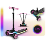 Kolmerattaline tasakaaluratas lastele, LED-valgustusega, Ricokids