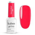 Kabos Gelike - h&uuml;briid-geellakk 062 Hibiscus Bloom, 8 ml &ndash; intensiivne hibiskiroosa v&auml;rv, kauakestev tulemus UV/LED-lambiga