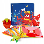 V&auml;rviline origami paber: kunsti ja loovuse kollektsioon
