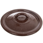 Pruun emailitud kaas Brown, 14 cm, Orion
