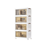 Hoiukast 4 taset 26x45x91 cm Valge Plastik