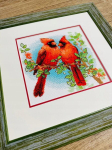 Riolis 2096 Cardinals ristpistekomplekt 20x20 cm