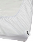 Puuvillane kummiga lina 120x60 cm, valge