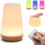 Led &ouml;&ouml;lamp Rgb, juhtmevaba, Usb, puutetundlik, lastele