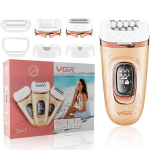 VGR V-762 3-&uuml;hes naiste epilaator, epilaator, raseerija, kannariiv, IPX7, LED-ekraan, USB-C