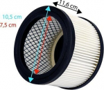 Tolmuimeja filter Adler AD 7040.1 mudelile AD 7040, kompaktne, vastupidav