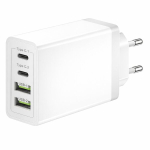 Laadimisjaam USB A+C, 4 seadmele, 5V2A, 2C2A, 1 tk