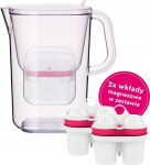 Veefiltrikann BWT AQUAlizer 125252023, 2,6 L, 2 tk, veefiltri ja magneesiumiga