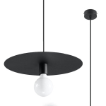 Sollux Lighting ripplamp Flavio, must