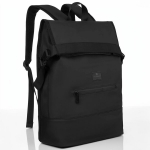 Ergonoomiline Peterson roll-top linnaseljakott 15,6-tollise s&uuml;learvuti taskuga, must, 23 l